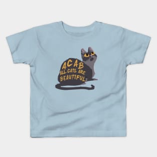 acab all cats are beautiful Kids T-Shirt